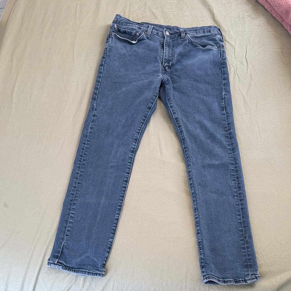 Classic Men's Straight Jeans in Blue